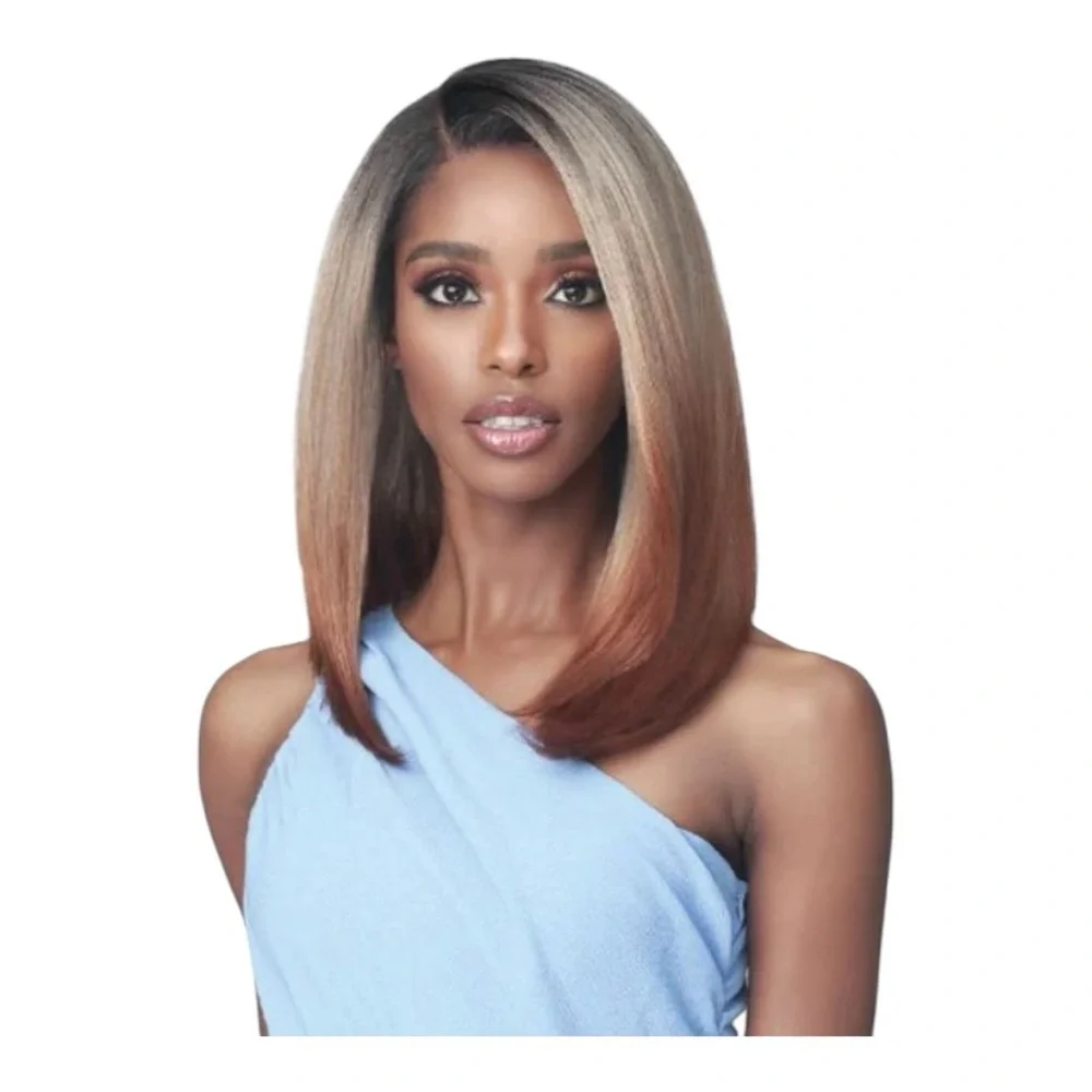 Bobbi Boss HD Lace 13x7 Extended Lace Frontal Wig MLF453 MABEL (Color TT4 BLDBR)